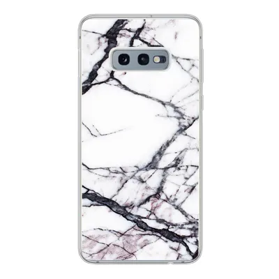 Produktbild von MuchoWow® Handyhülle Schutzhülle Hülle für Samsung Galaxy S10e Marmor - Weiß - Stein Silikon Softcase Handy Hülle - Handy