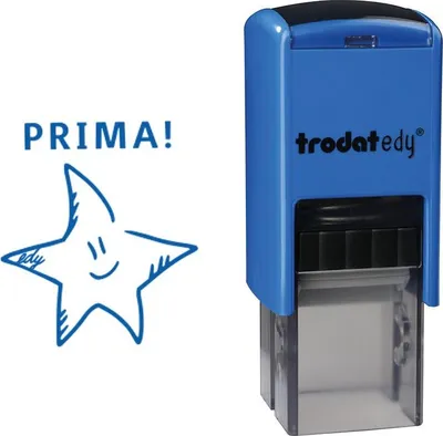 Produktbild von trodat Motivstempel Printy blau "Stern" 4922