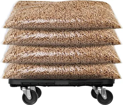 Obrázek produktu pro vidaXL Přepravní váleček 3 ks černý Polypropylen 300 kg