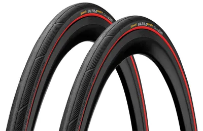Produktbild von Schwalbe Continental Folding Band Ultra Sport III 25-622 Schwarzrot
