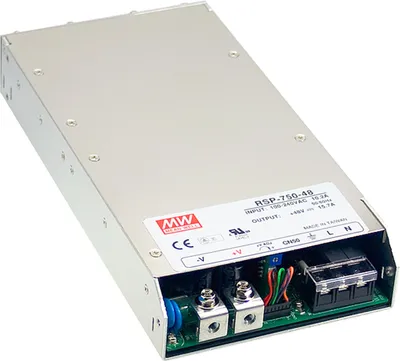 Produktbild von MEANWELL RSP-750-48, AC-DC-Schaltnetzteil, geschlossen, 753,6W 48V 15,7A