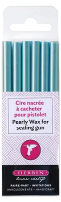 Produktbild von Exacompta Stempelfarben-Set, 6 Stück, azurblau