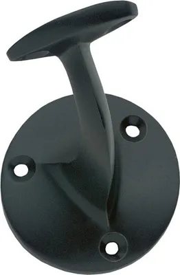Produktbild von Intersteel Handlaufhalter flach Auflage Schraublöchern Schwarz