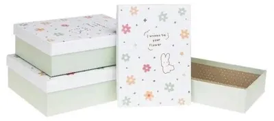 Immagine prodotto di Confezione regalo da 3 pezzi con coniglietto ROZETTE