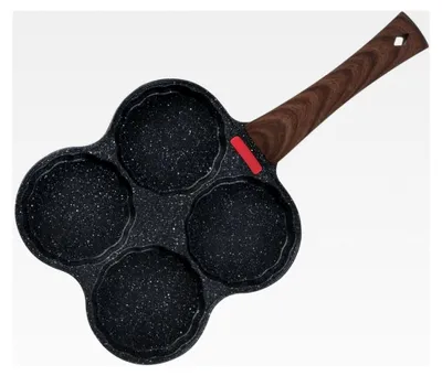 Produktbild von Pfanne für Pfannkuchen, Omeletts und Spiegeleier – Aluminiumguss – Antihaftbeschichtung – geeignet für alle Herdarten einschließlich Induktion