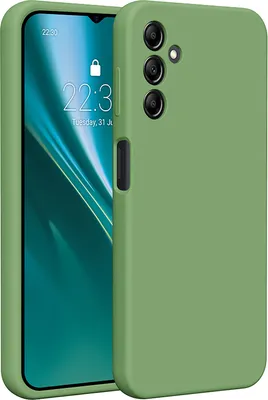 Obrázok produktu pre Etteri silikónové puzdro pre Samsung Galaxy A14 Cover Mobilné puzdrá svetlozelené