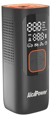 Produktbild von Alcapower - Tragbarer Mini-Auto- und Fahrradkompressor 160 PSI 3 in 1 - Kompressor, PowerBank und Taschenlampe