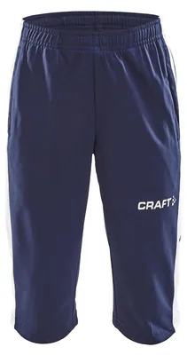 Produktbild von CRAFT Progress 3/4 Pants JR Navy/White 146/152