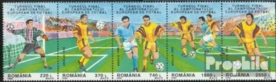 Produktbild von Briefmarken Rumänien 1996 Mi 5180-5184 Fünferstreifen (kompl.Ausg.) postfrisch Fußball EM 96 England