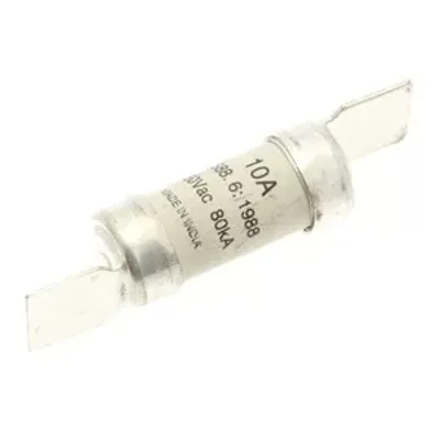 Immagine prodotto di Inserto fusibile Eaton, bassa tensione, 10 A, CA 550 V, 80 kA, BS88/F1, 14 x 59 mm, gL/gG, BS NSD10