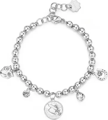 Produktbild von Stahlperlen Glü cks-Chakra-Armband BHKB205