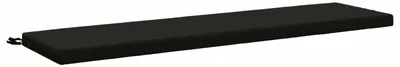 Produktbild von Bankkissen SOEST 100 % Polyester Schwarz 160 x 40 x 5 cm