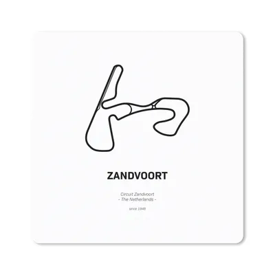 Produktbild von MuchoWow® Mauspad Mousepad Rennstrecke - Zandvoort - Formel 1 20x20 cm - Mousepads - Maus Mat - Pad - Mausunterlage - Desk Mat - Bureauartikeln