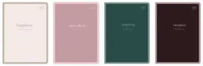 Produktbild von Notizbuch A5/32K, kariert, Hybrid Words (10 Stück) – INTERDRUK