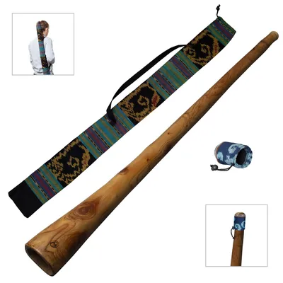 Produktbild von Mahagoni Didgeridoo 147cm – Mit DVD, Tasche & Mundstückschutz