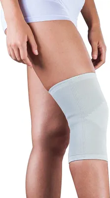 Produktbild von LOREY - Elastische Kniebandage aus latexfreiem 3D-Gestrick, Kniestütze; Größe: L