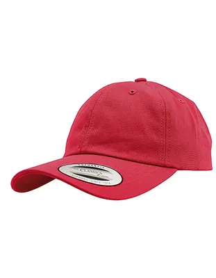 Produktbild von FLEXFIT 6245CM | Low Profile Baumwolle Twill Cap / Kappe / Mütze - Farbe: Cranberry - Größe: One Size