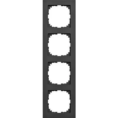 Image de Merten Cadre quadruple noir mat MEG4040-3603 (MEG4040-3603)