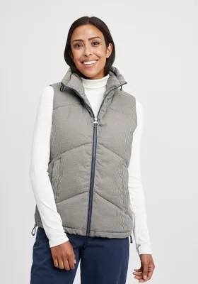 Produktbild von OXMO OXNennja Damen Weste Steppweste Outdoor Weste mit Stehkragen