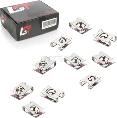 Produktbild von 10x Blechmutter Ölkühler Fixierung Klammer für MERCEDES SL R230 4,8mm