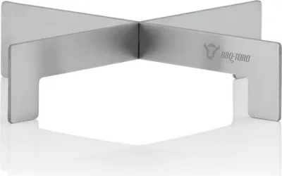 Image de BBQ-Toro Dessous de plat en acier inoxydable pour Dutch Oven | 25 x 25 x 5,6 cm | Couvre-poêle