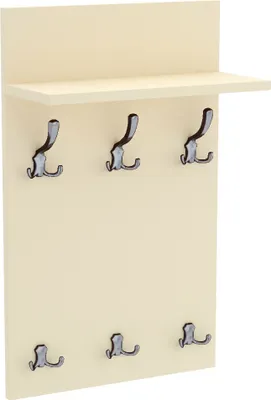 Obrázek produktu pro AKKE Vanilkový šatní panel MIDI - háčky CHROM ŠxV: 50x90 cm
