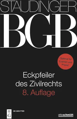 Produktbild von Staudingers Kommentar BGB. Eckpfeiler des Zivilrechts