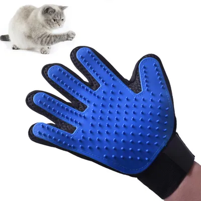 Immagine prodotto di Guanto in silicone per la cura del pelo di cani e gatti