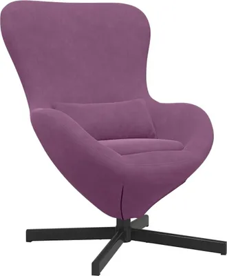 Produktbild von vidaXL Eiersessel Lila 63 x 73 x 90 cm Samt