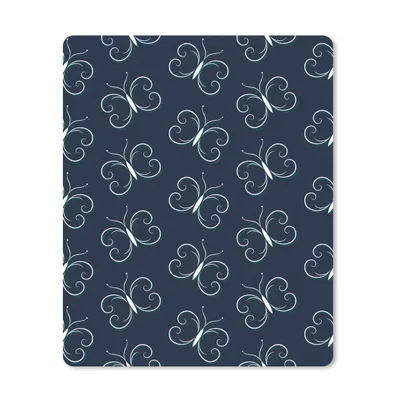Produktbild von MuchoWow® Mauspad Mousepad Schmetterlinge - Muster - Tiere 30x40 cm - Mousepads - Maus Mat - Pad - Mausunterlage - Mausmatten