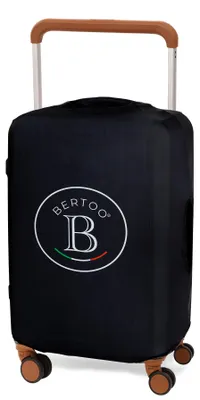 Obrázek produktu pro Obal na cestovní kufr s širokou rukojetí BERTOO - Napoli black XXL