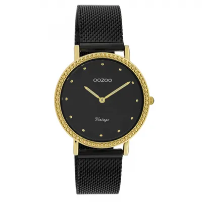 Produktbild von Oozoo - Damenuhr - C20058 - Schwarz Gold