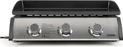 Produktbild von Livoo DOC277, 7500 W, Grill, Gas, Draußen, 8 Person(en), Tisch
