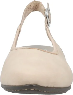 Produktbild von Rieker Damen Pumps einfarbige Slingpumps mit kleinem Blockabsatz 47060, Größe:40 EU, Farbe:Beige