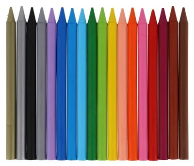 Produktbild von Set mit 18 nicht verschmutzenden Buntstiften plastidecor