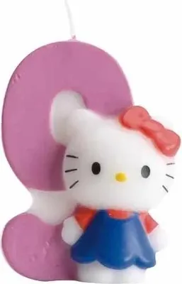 Produktbild von Kuchenkerze Hello Kitty Zahl 9