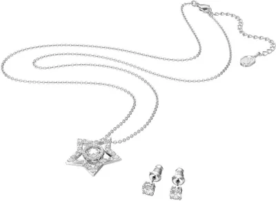 Produktbild von Swarovski Stella Set 5622729 Weiss, Rhodiniert