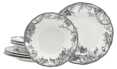Produktbild von CreaTable, 24770, Adelaide Grau, Tafelservice 8-tlg, Porzellan