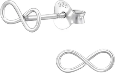 Produktbild von Ohrstecker Infinity Silber Ohrringe Unendlichkeit