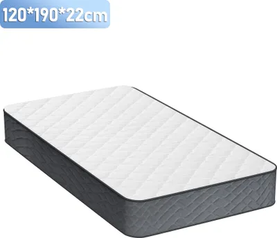 Obrázok produktu pre Matrac Hengda s taštičkovým pružinovým jadrom Premium 7-zónový 120x190x22cm Mäkká a pohodlná tkanina Vynikajúca elasticita H3 Zlepšenie spánku