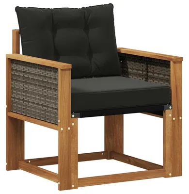 Produktbild von vidaXL Outdoor Mittelsofa Massivholz Akazie Natur