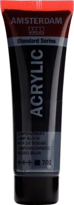Zdjęcie produktu dla Farba akrylowa Amsterdam Standard Series tubka 20 ml lampa czarna 702