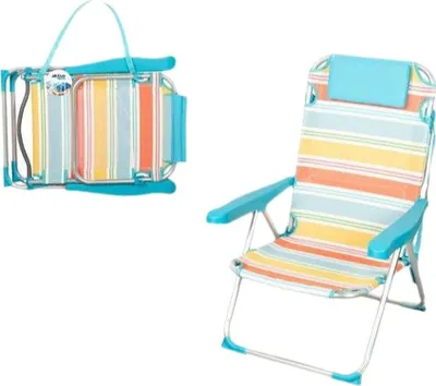 Produktbild von Gepolsterte Campingstuhl Aktive 48 x 60 x 90 cm