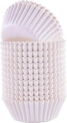 Obrázek produktu pro Bílé košíčky na cupcake 300ks 50x25mm