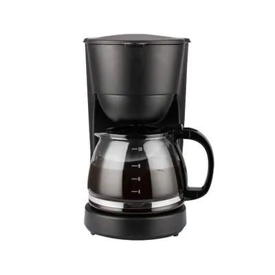 Produktbild von Ribelli Filterkaffeemaschine 1,25 Liter, Kaffeemaschine mit mit Glaskanne für 12 Tassen,  750 Watt, Schwarz
