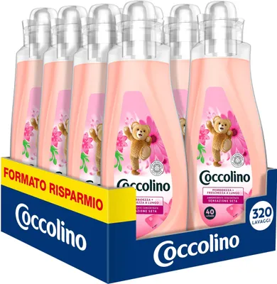 Produktbild von Coccolino Weichspülerkonzentrat Sensazione Seta 8x40 Waschgänge