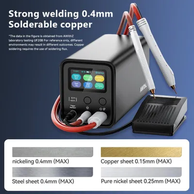 Image de Appareil de soudure par points - Machine à souder par points de 10,5 kW avec écran LCD - Pour batteries lithium