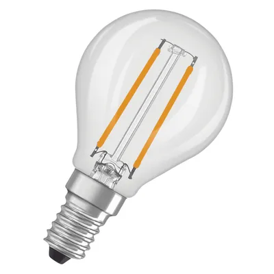 Zdjęcie produktu dla OSRAM LED Retrofit CLASSIC P w kształcie litery P, żarówka LED, szkło, przezroczysta, 1,8 W, 250 lm, 2700 K, CRI 80, Obraz wygenerowany przez AI