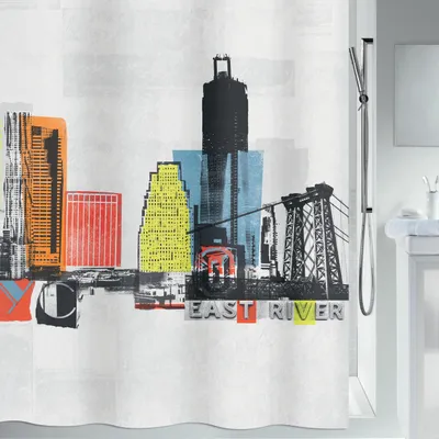 Produktbild von Duschvorhang TEXTILE GOTHAM 180X200