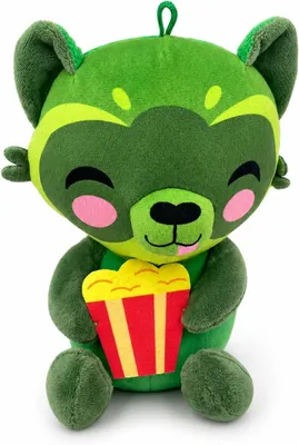 Produktbild von Waschbär Kuscheltier 18 cm Grünes Plüschtier Stofftier mit Geschenk Niedlicher Waschbär Geschenk für Kinder
